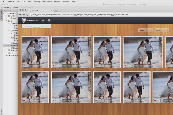 Objektorienteret webprogrammering med PHP - 9.10 Design til galleriet.