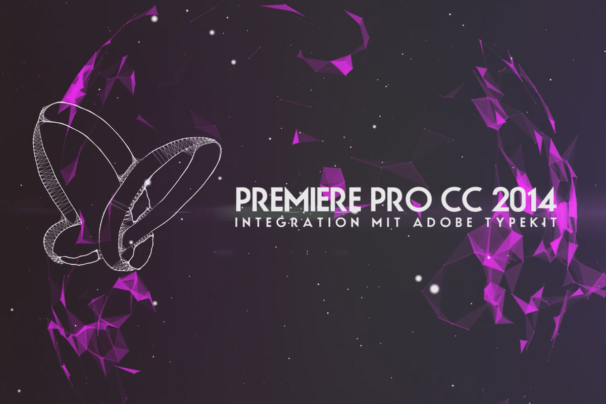 Nytt i Creative Cloud: Premiere Pro CC 2014 (juni 2014) - Integration med Adobe Typekit.