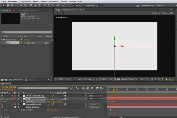 After Effects für Einsteiger: Kamera-Rig aufbauen