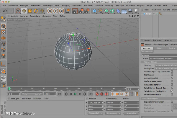 Modellering i CINEMA 4D - Grunder: Del 02 - Förberedelse