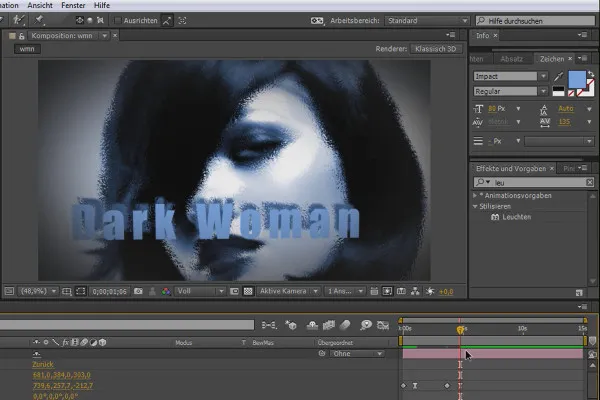 비디오 편집기 초보자를 위한 After Effects: 유리 효과