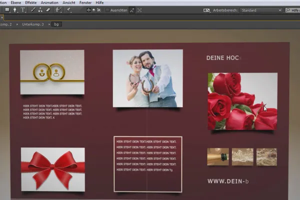 비기너를 위한 After Effects: 애니메이션 웨딩 카드
