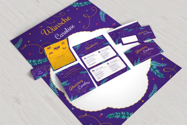 Template mockup Photoshop untuk berbagai format - Versi 1