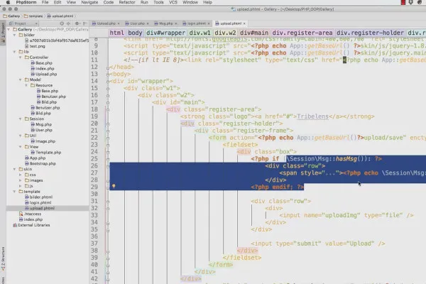 Objektorientert webprogrammering med PHP – 9.20 overføre meldinger om økten