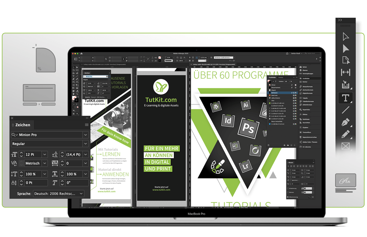 Grafikdesign: Tutorials zur Weiterbildung, Grafiken und Vorlagen