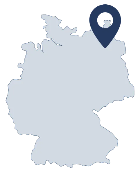 Our location: Waren an der Müritz