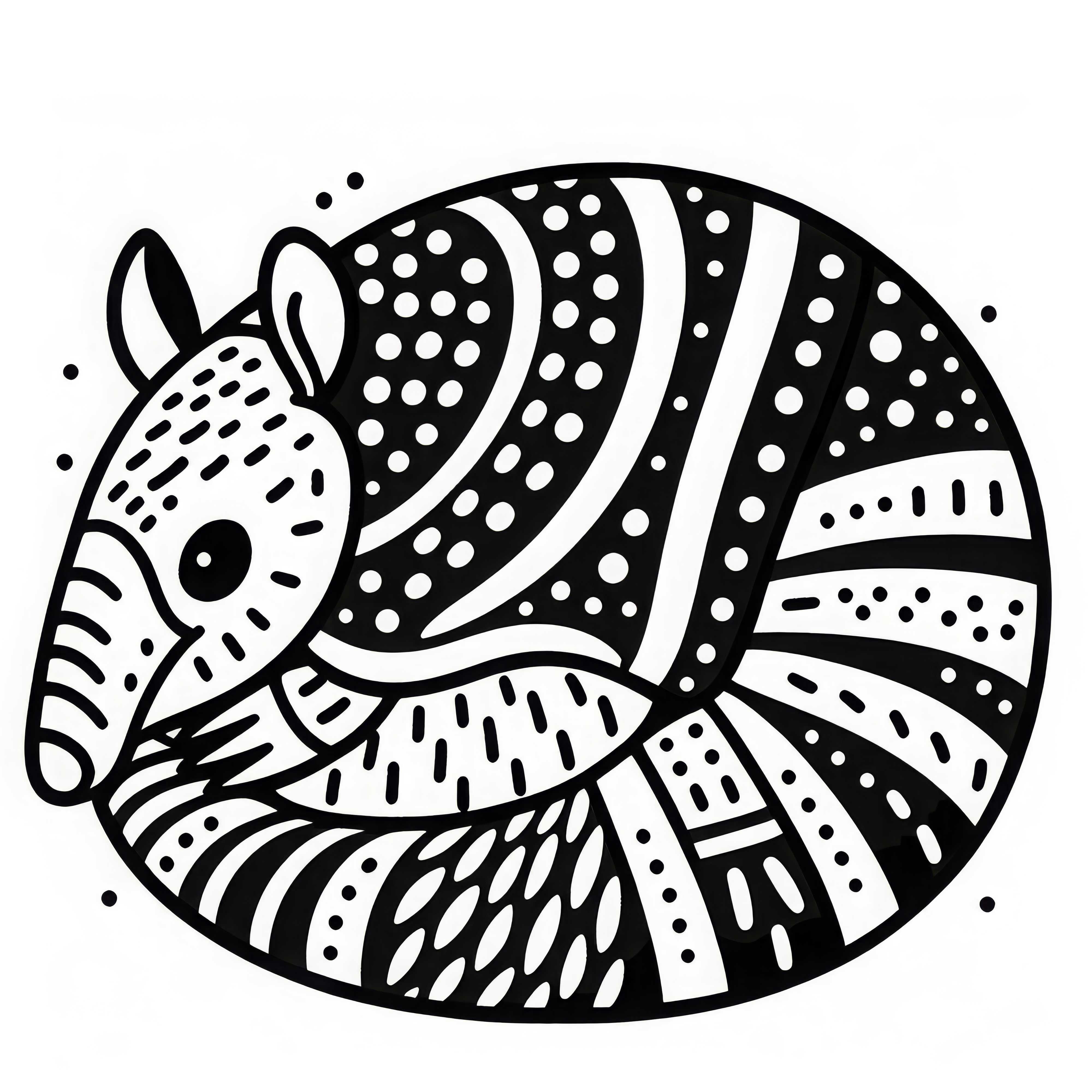 Srečna mravlja se zvije v zaščitno kroglo