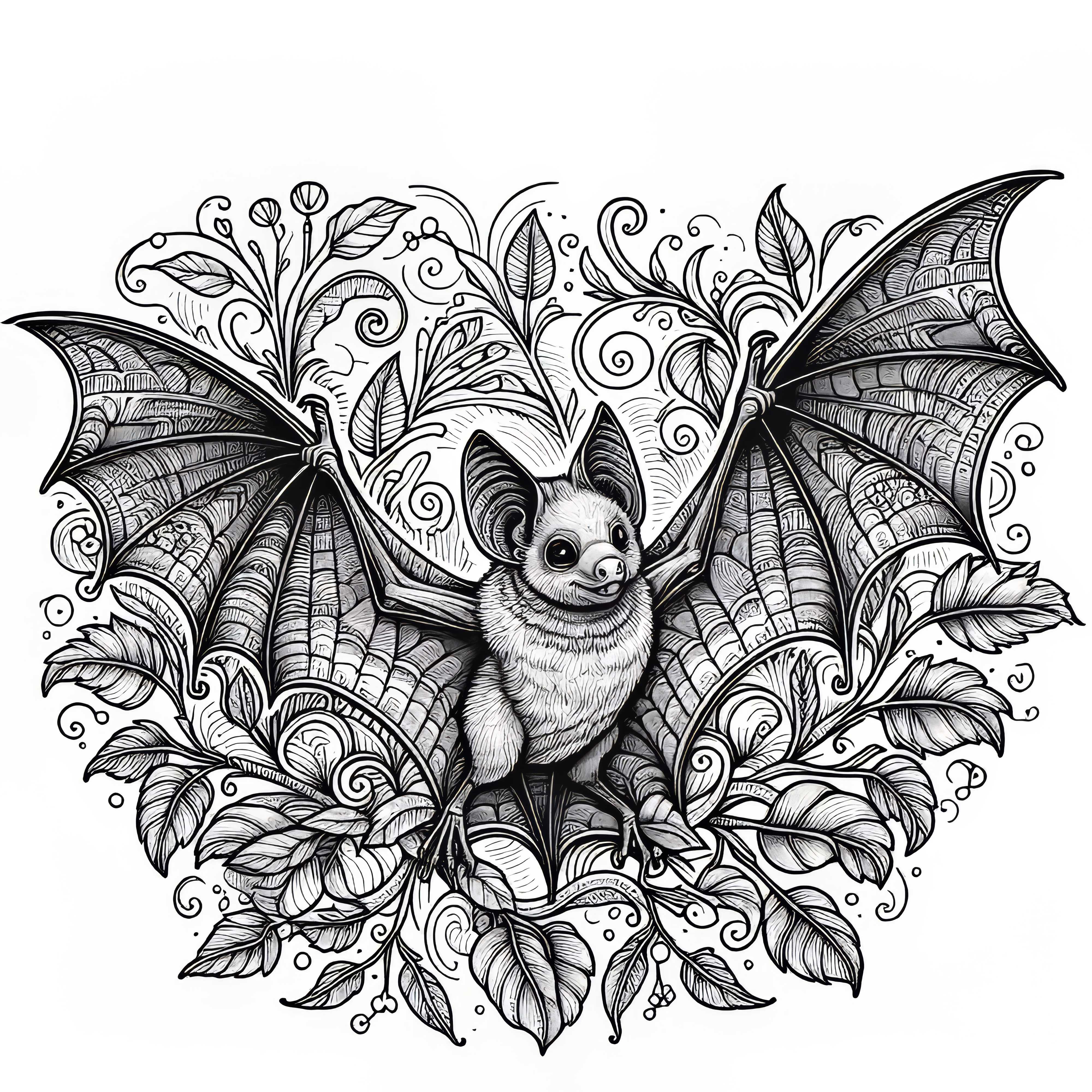 Fledermaus Malvorlage: Detailreich und Kostenlos