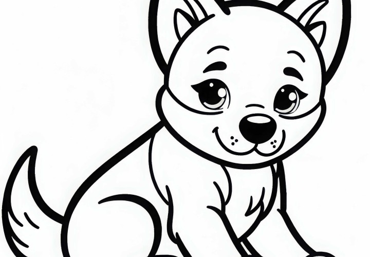 Dingo Maleark Søk Gratis Dingo Malebilde Enkelt Gratis