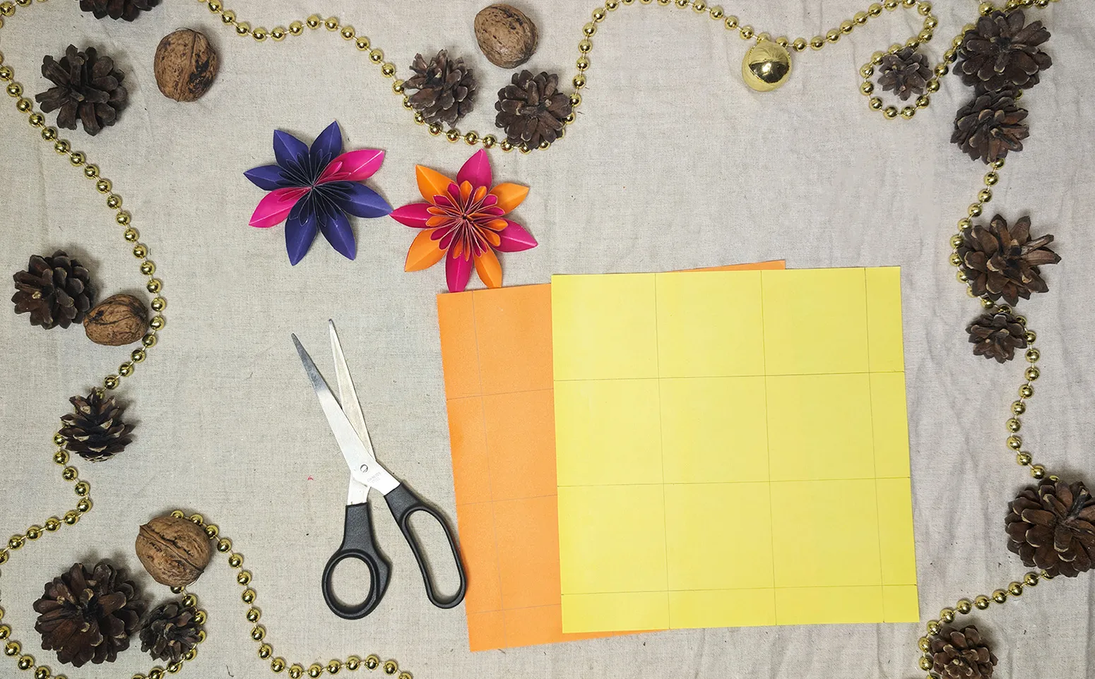 Step 2: Cut out squares