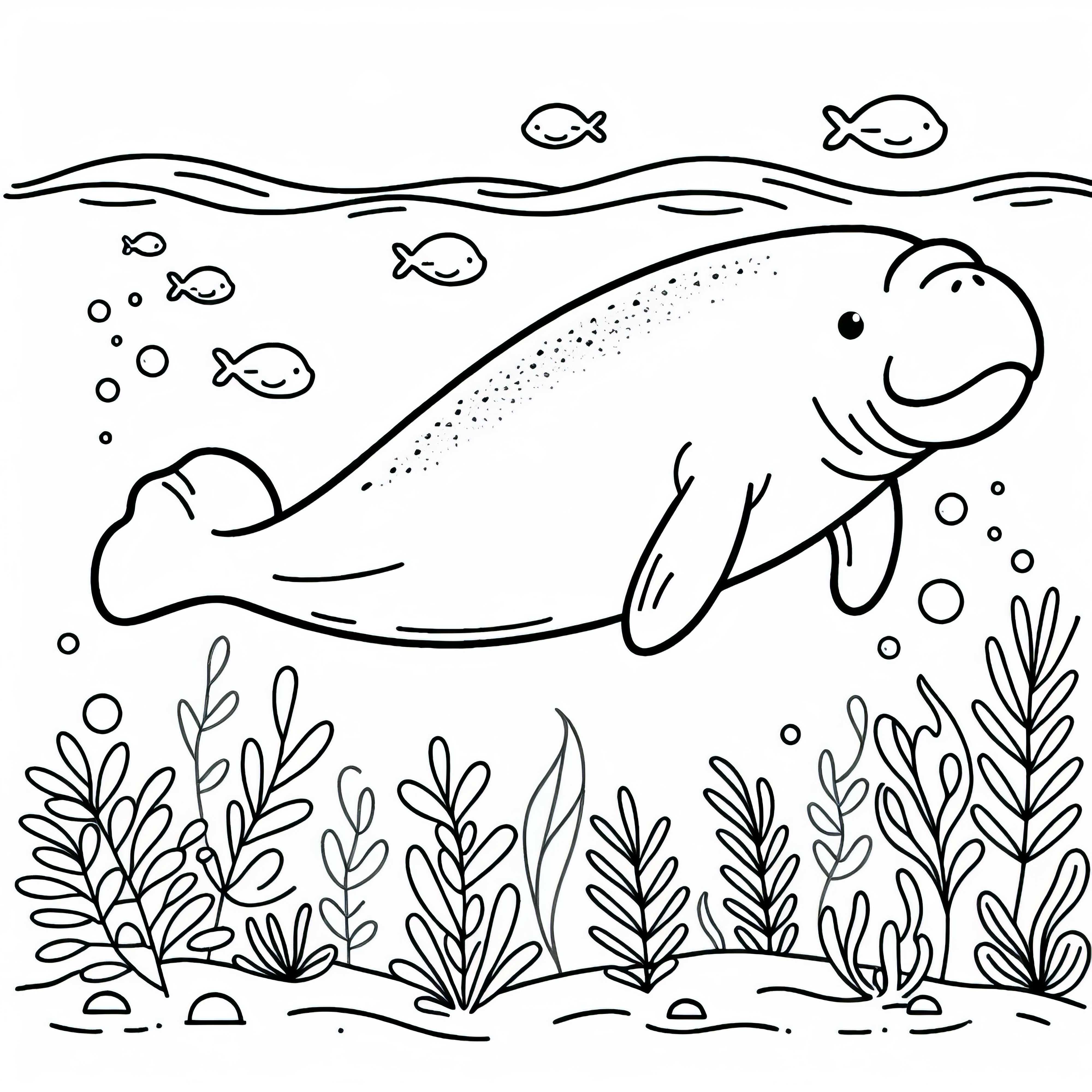 듀공이 수면 위로 올라옵니다 - 무료 색칠하기 그림 듀공이 수면으로 올라옵니다 – 무료 색칠하기 그림