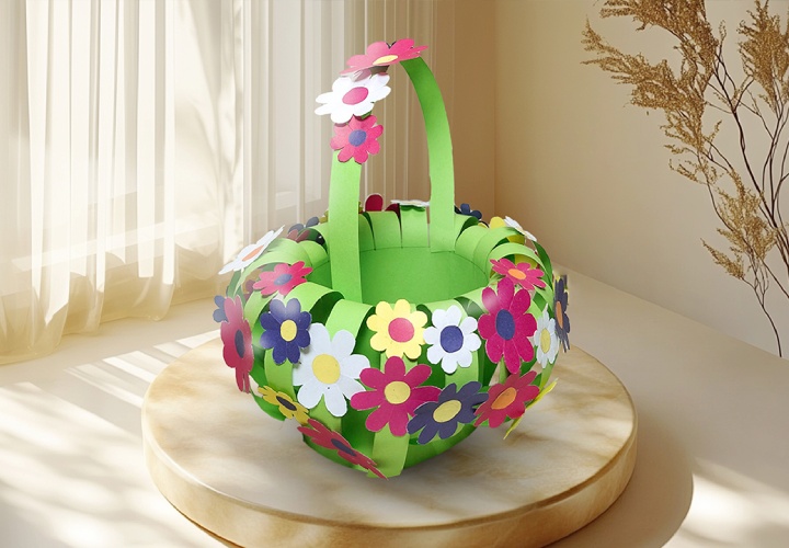 Papirkurv med blomster: Trin-for-trin-vejledning med billeder, videoer og beskrivelse