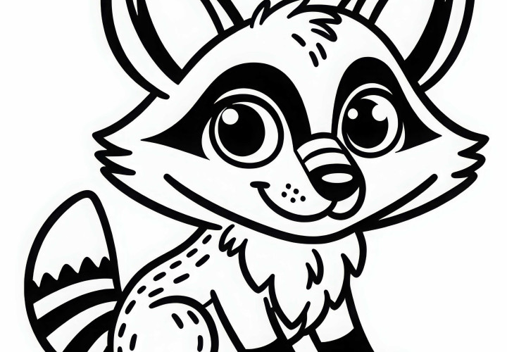 Fargeleggingsbilde av en sjakal - Enkelt og gratis Fargeleggingsbilde av en sjakal – Enkelt og gratis