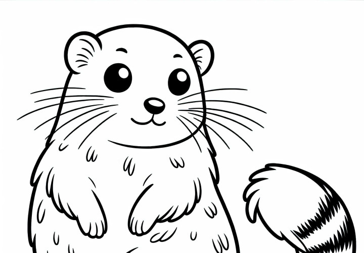 Лемінг Розмальовка Проста Безкоштовно