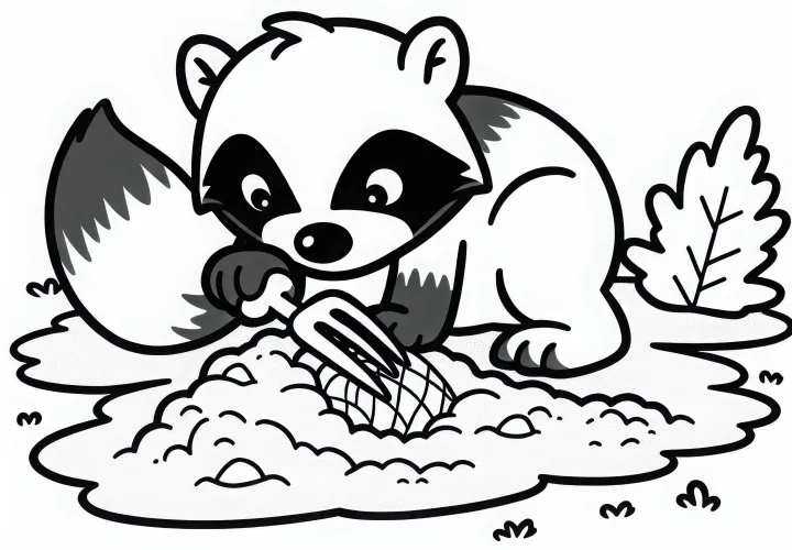 A sáfrányos fácán egy darab húst elás – Ingyenes színezőlap letöltése