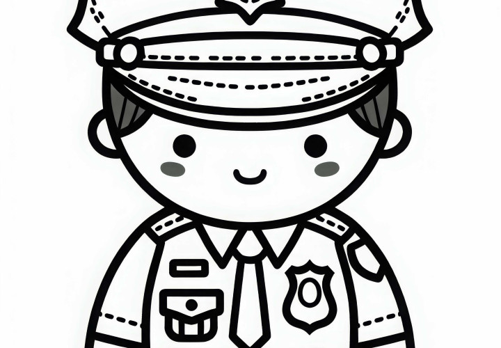 Polizist Malvorlage Einfach Gratis Polizist Malvorlage Einfach Gratis