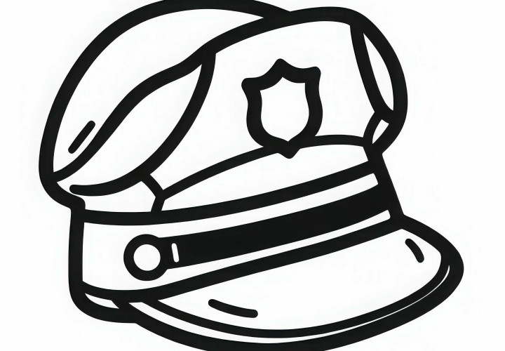 Polizeimütze Ausmalbild Malvorlage Kostenlos Polizeimütze Ausmalbild Malvorlage Kostenlos
