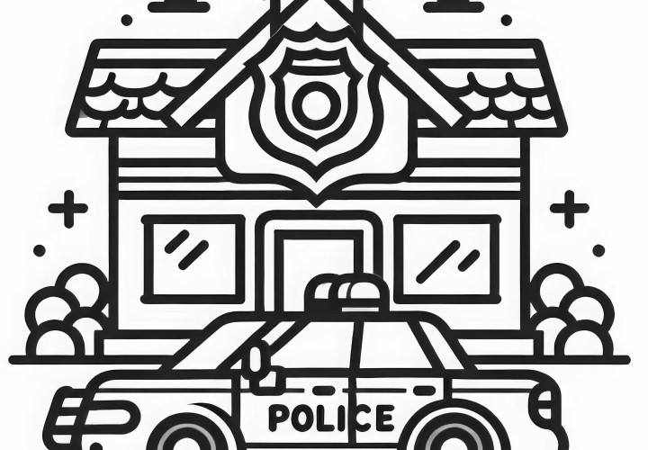 Polizei Dienststelle Ausmalbild – Kostenloses Ausmalvergnügen Polizei Dienststelle Ausmalbild – Kostenloses Ausmalvergnügen