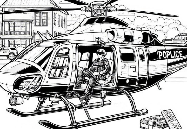 Polizeihubschrauber Malvorlage – Detailreich und Kostenlos Polizeihubschrauber Malvorlage – Detailreich und Kostenlos