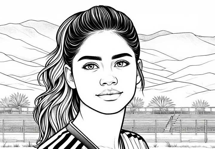 Jalgpalluri joonistamisleht - detailselt ja tasuta Jalgpallimängija värvimisleht - Detailne ja tasuta