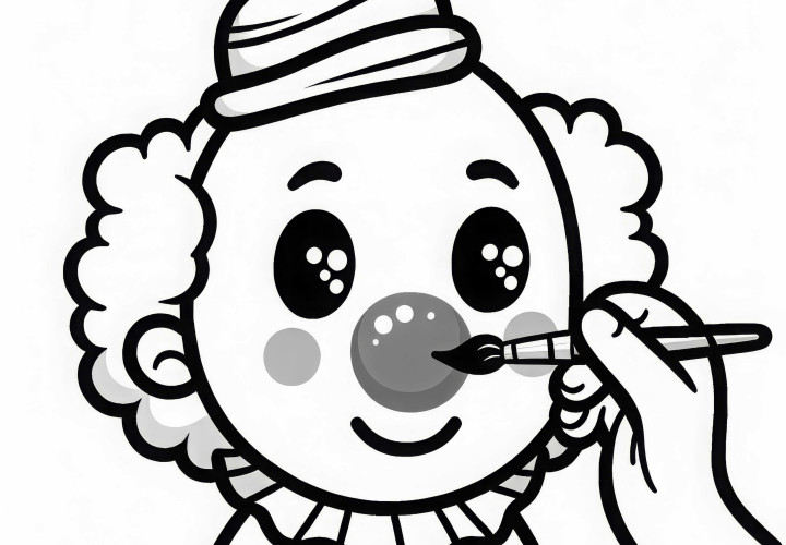 Clown Ausmalbild Einfach Gratis Clown Ausmalbild Einfach Gratis
