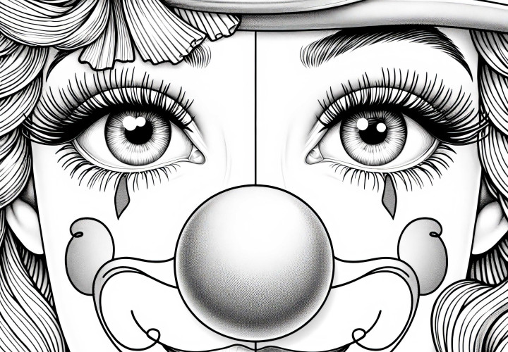Clown Ausmalbild – Detailreich und Gratis Clown Ausmalbild – Detailreich und Gratis