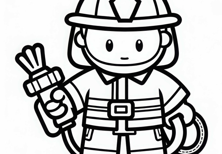 Feuerwehrmann Ausmalbild Einfach Kostenlos Feuerwehrmann Ausmalbild Einfach Kostenlos