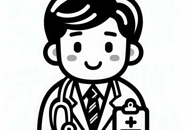 Arzt Malvorlage Einfach Kostenlos