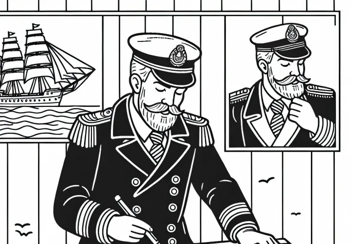 Kapitan Mavrica Brezplačno: Slikovno gradivo za poklic pomORskega Kapitana