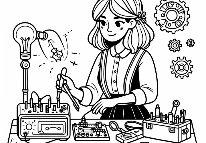 Opfinderinde løser problem med værktøjer på arbejdstabellen – Maleblads gratis