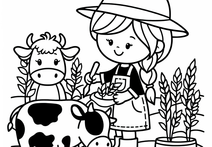 Landwirtin Malvorlage Kostenlos Landwirtin Malvorlage Kostenlos