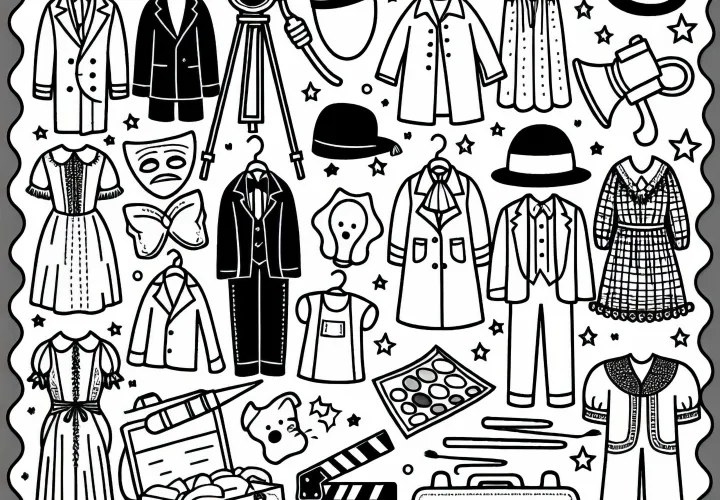 Gratis farveskabel til kostumer af skuespillere