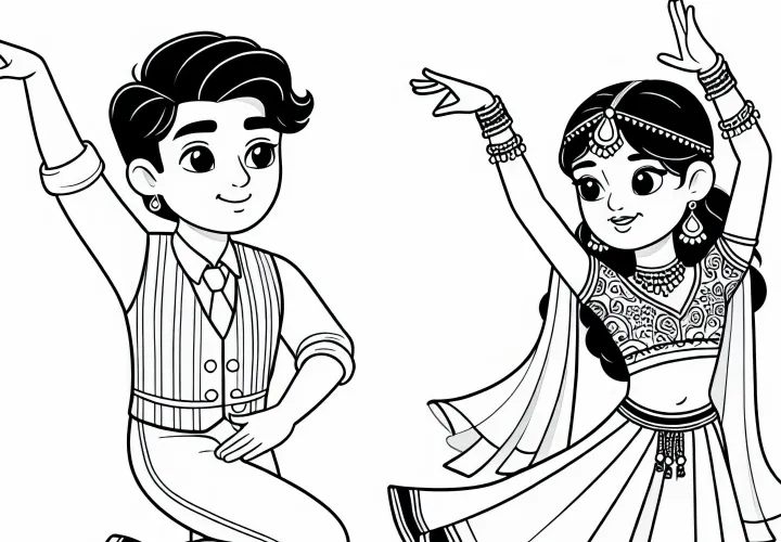 To gratis maleark for to dansere