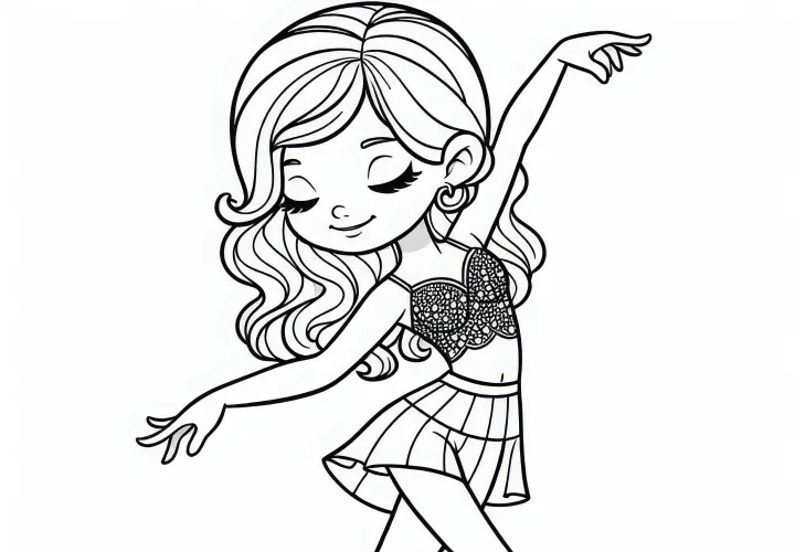 Danserinde Malebillede Gratis