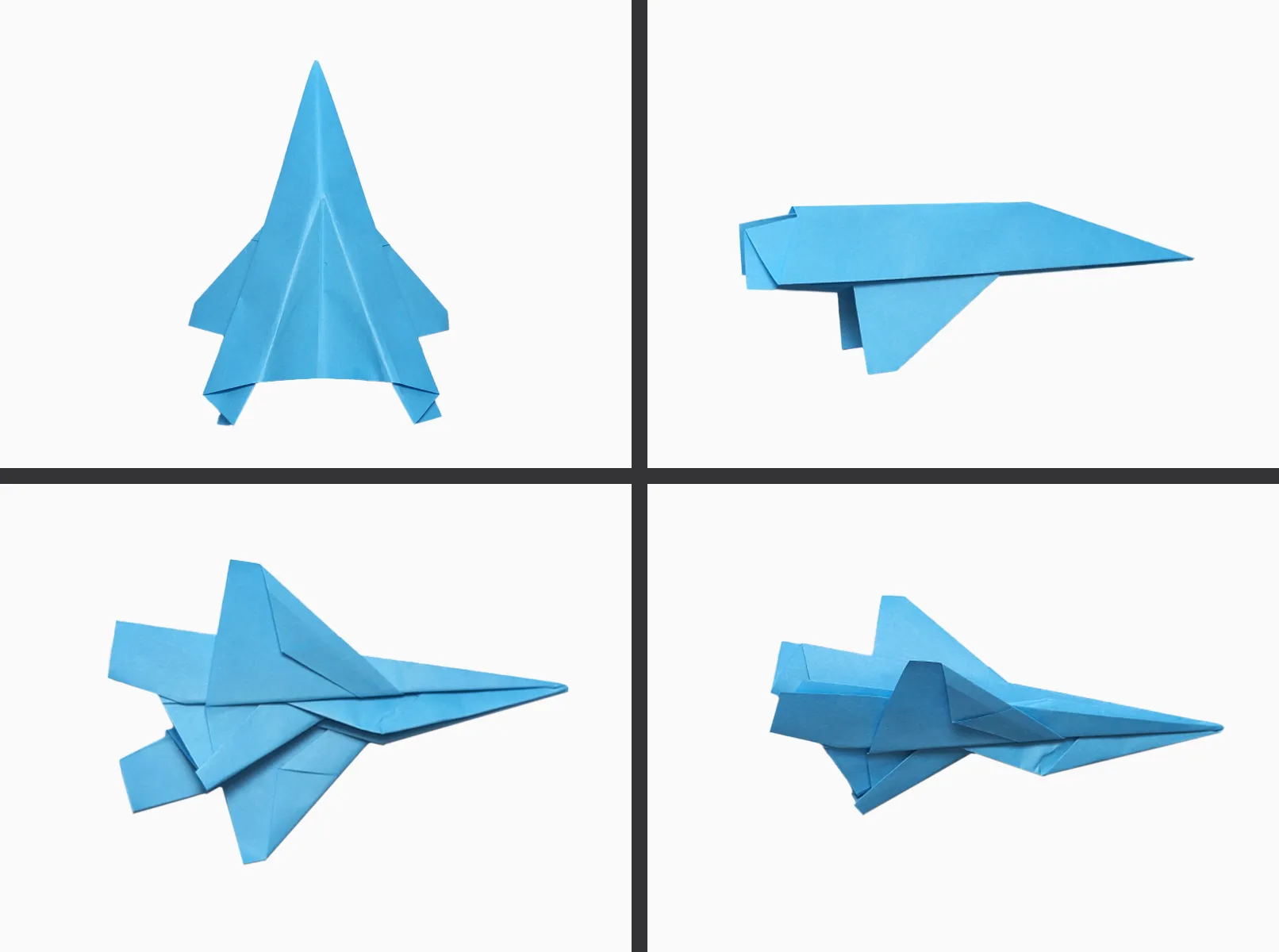 Stap-voor-stap handleiding om een vliegtuig van papier te vouwen. Stap 5