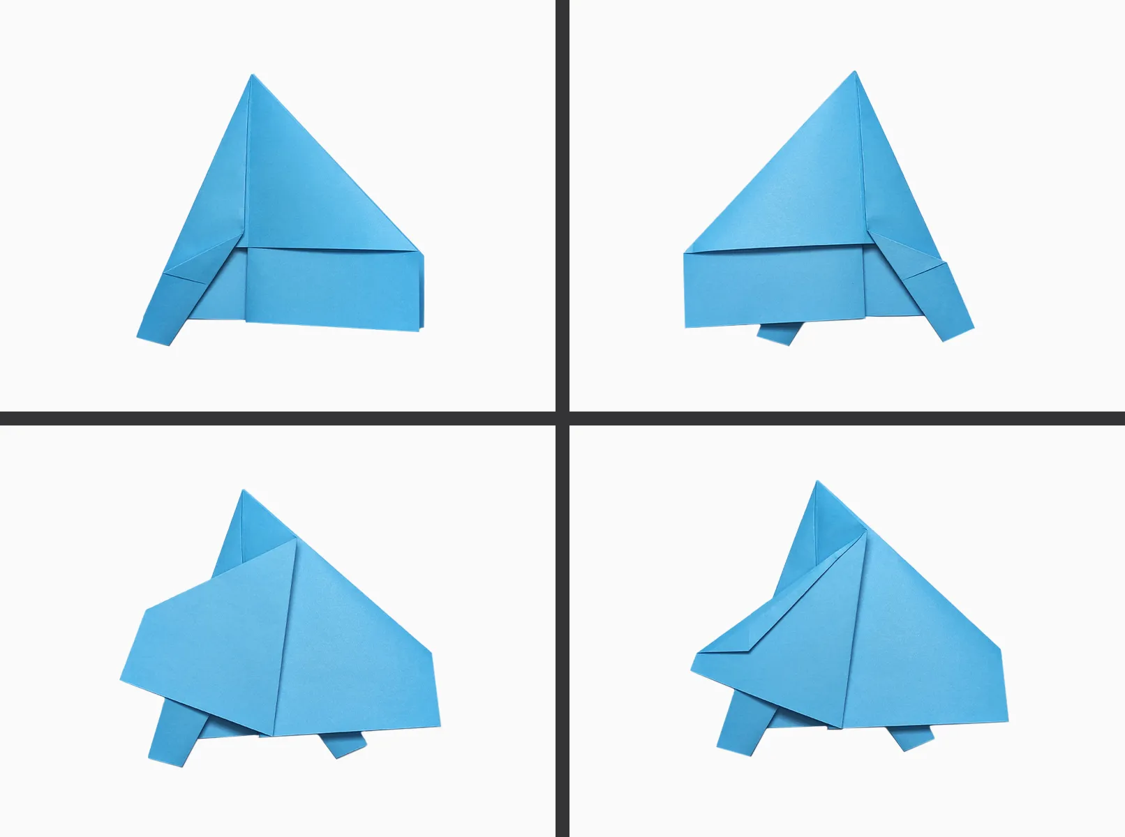 Stap-voor-stap handleiding om een vliegtuig van papier te vouwen. Stap 3