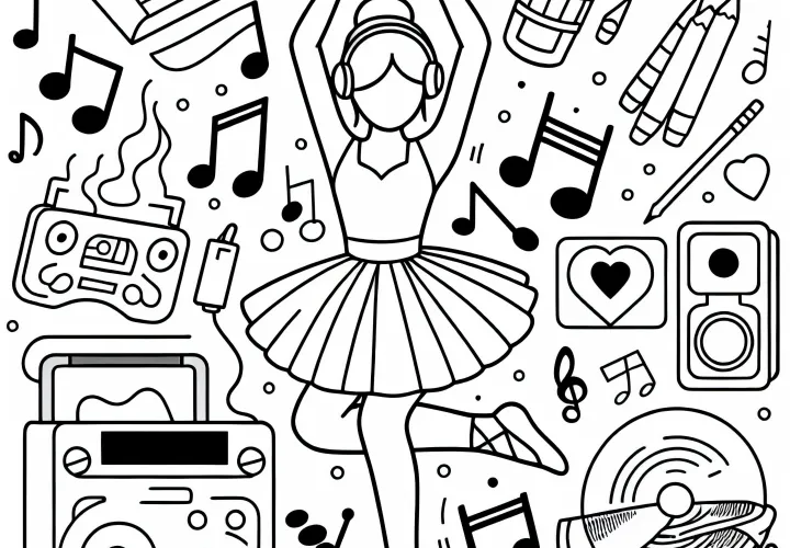 Danserinde Malebillede Enkel Gratis