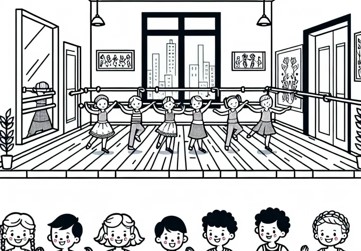 Danseskole Udfyldningsbillede Gratis – En kreativ fornøjelse