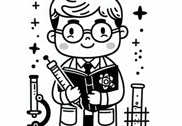 Gratis malebog om videnskabsmænd
