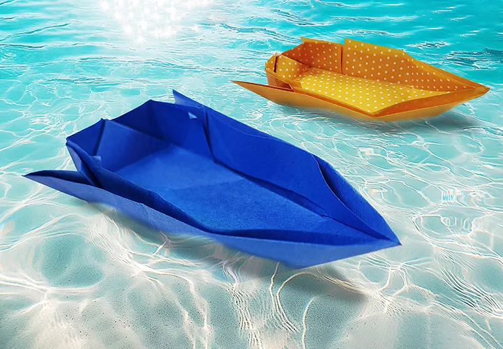 Barco a motor em papel: passo a passo com vídeo e imagens