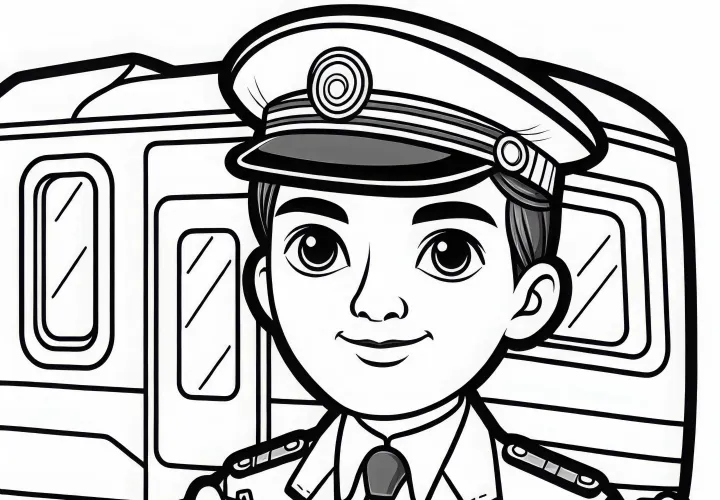 Unduh dan warnai gambar pewarnaan lokomotif secara gratis secara online