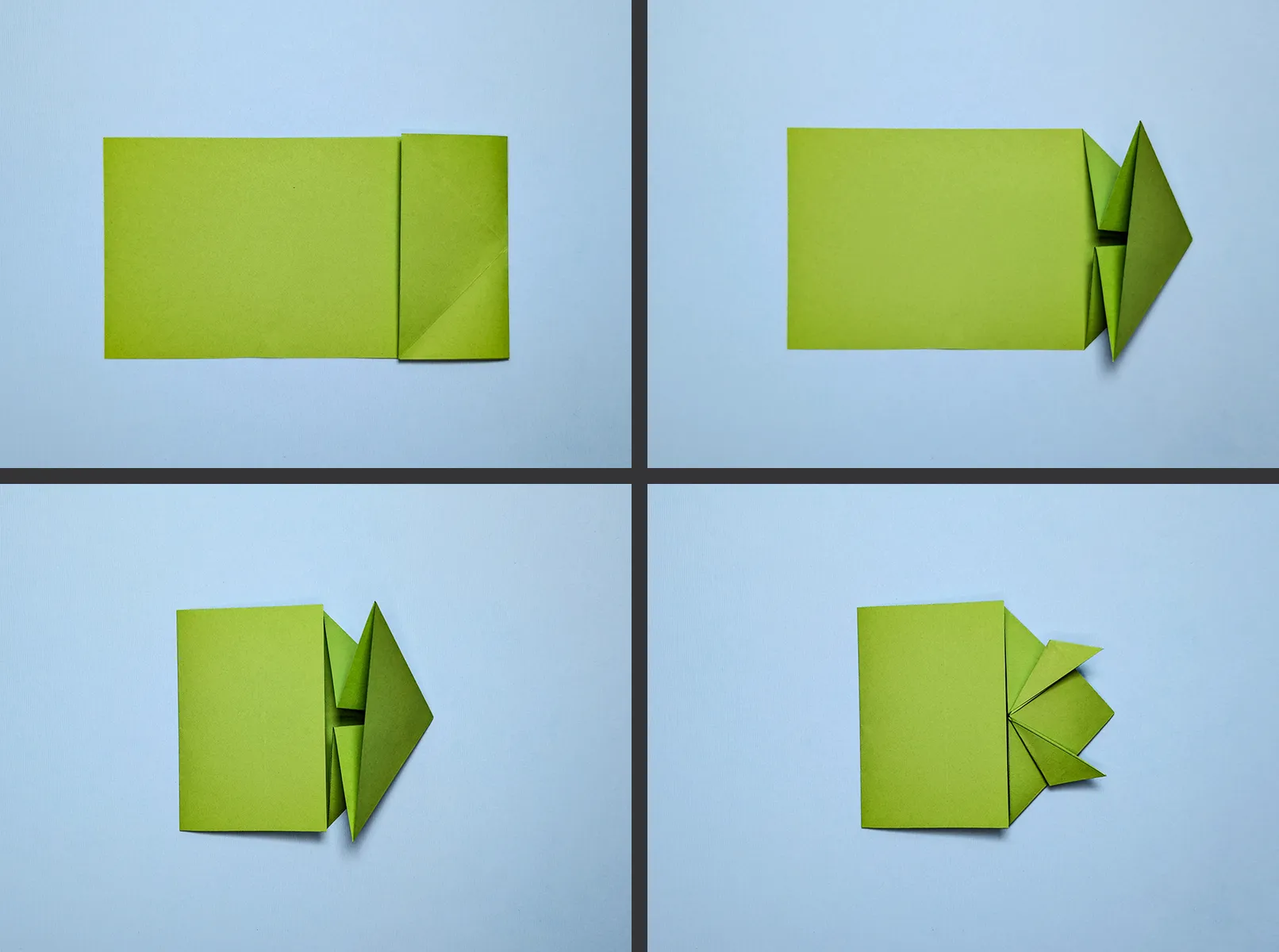 Hüppav origamikonn: samm-sammult juhend koos fotode ja kirjeldusega. Pilt 2