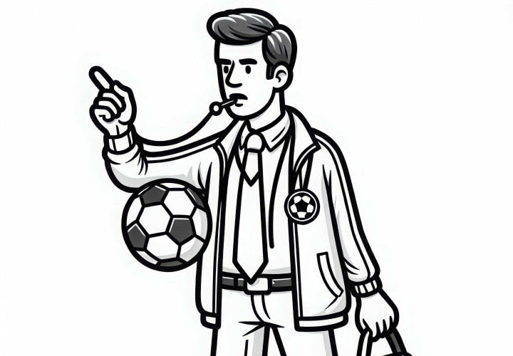 Fußballtrainer Malvorlage Kostenlos – Lade Dir Das Ausmalbild Noch Heute Herunter Fußballtrainer Malvorlage Kostenlos – Lade Dir Das Ausmalbild Noch Heute Herunter