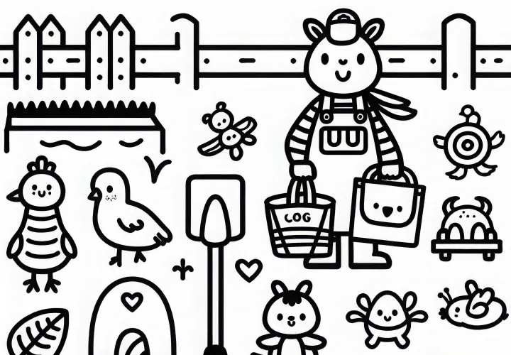 Ausmalbild für Tierpfleger – Kostenloses Motiv zum Ausmalen