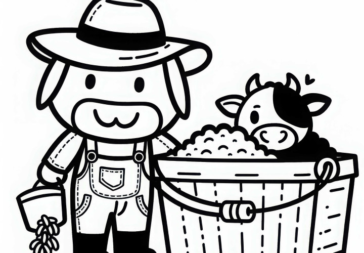 Lustiges Ausmalbild für Tierpfleger - Kostenloses Download-Angebot Lustiges Ausmalbild für Tierpfleger - Kostenloses Download-Angebot