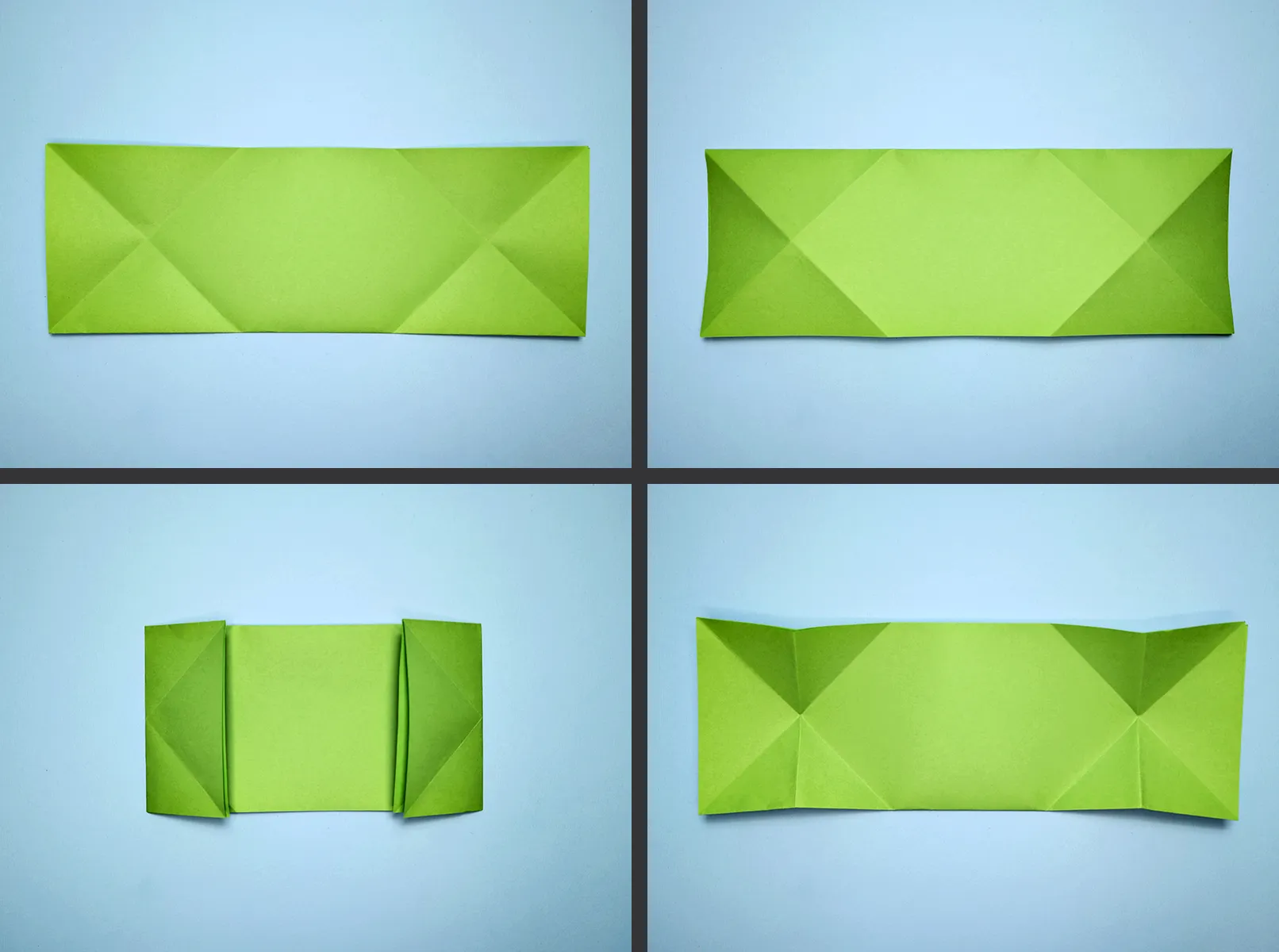Paberist voltida paberist origami-tank: samm-sammult juhend koos fotode ja kirjeldusega. Pilt 2