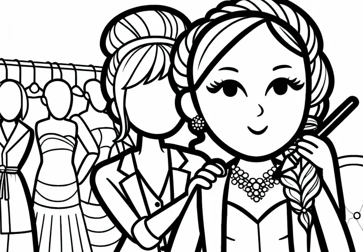 ModeDesigner bag modeshow bag kulisserne - Malebog gratis