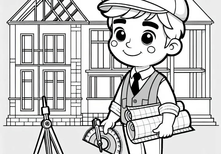 Architekt Malvorlage Einfach Kostenlos