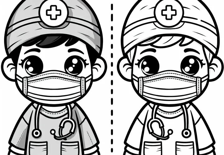 Chirurg Malvorlage Einfach Kostenlos