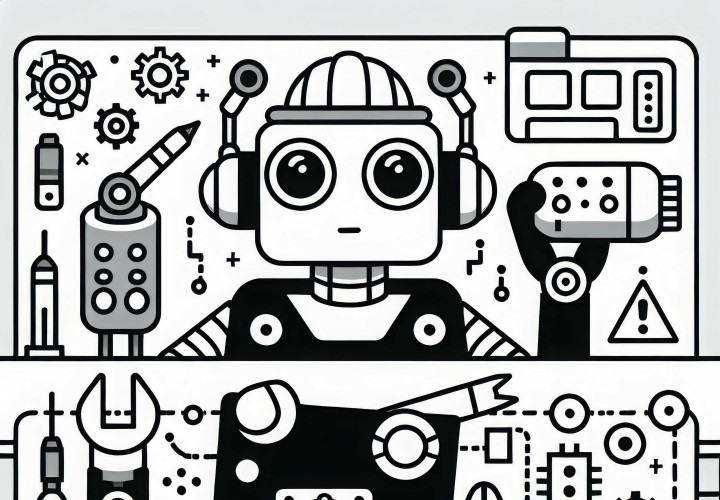 Roboterbauteile Malvorlage Einfach Kostenlos Roboterbauteile Malvorlage Einfach Kostenlos